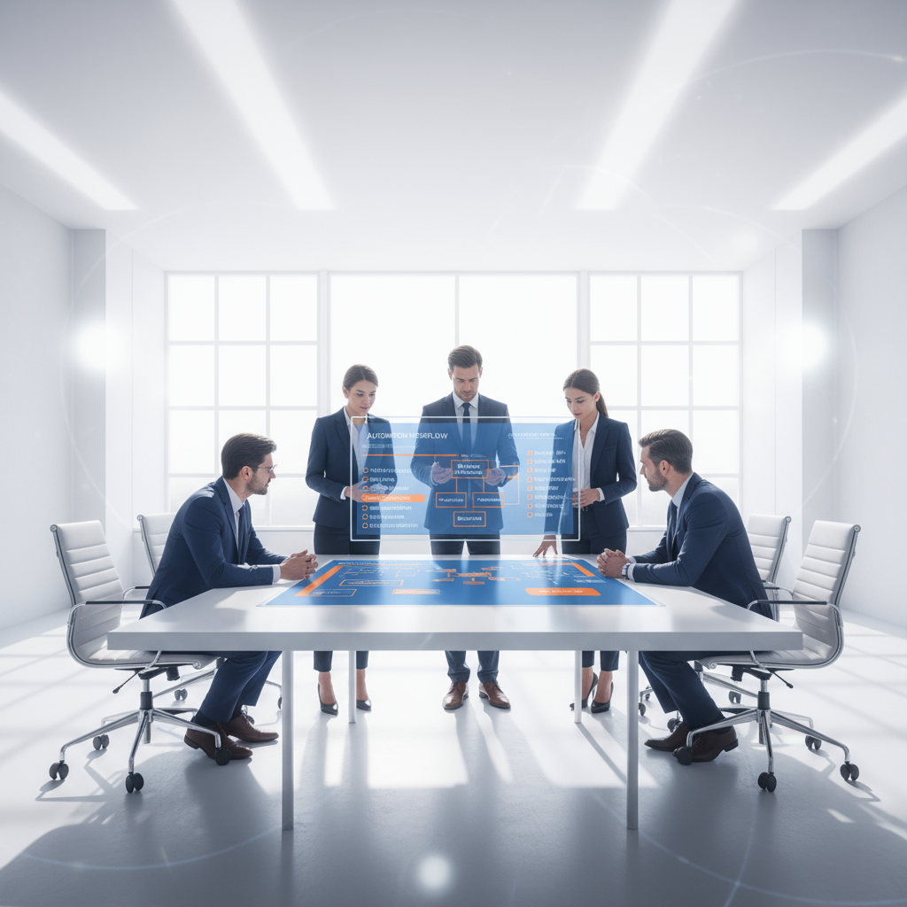 Equipo de Revenue Hub implementando automatización comercial en empresa mediana de Latinoamérica